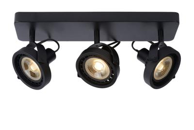 Lucide TALA LED - Plafondspot - LED Dim to warm - GU10 (ES111) - 3x12W 2200K/3000K - Zwart Lucide TALA LED - Plafondspot - LED Dim to warm - GU10 (ES111) - 3x12W 2200K/3000K - Zwart