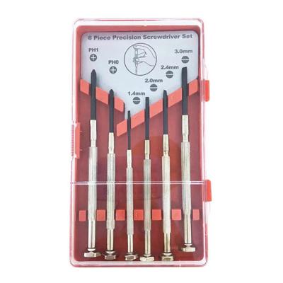 Precisie schroevendraaierset - 6 stuks