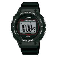 Lorus R2313PX9 Horloge Digitaal siliconen zwart 40 mm - thumbnail
