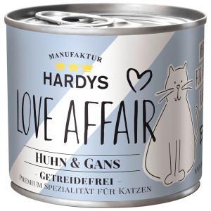Hardys Love Affair kip en gans natvoer kat (blik) 12 x 200 g Hardys Love Affair kip en gans natvoer kat (blik) 12 x 200 g