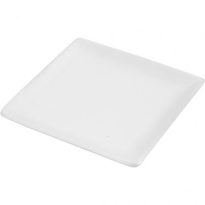 Creativ Company Bord, afm 12,7x12,7 cm, wit, 10 stuk/ 1 doos