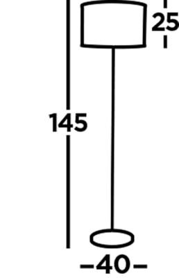 Searchlight Gouden VloerlampFishnet - EU2832-2GO