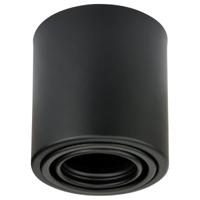 Frino Opbouwspot GU10 Mat Zwart Aluminium Kantelbaar Ø93mm - thumbnail