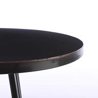 Bijzettafel Kent rond metaal zwart 35 x 40 cm - Bijzettafels - thumbnail