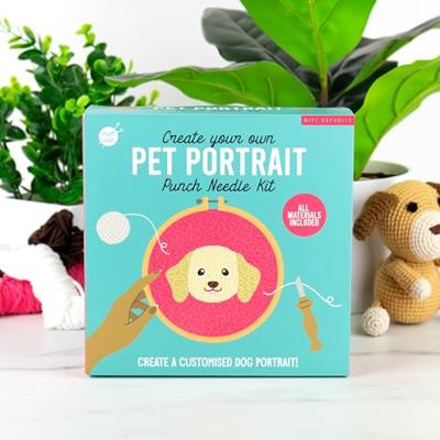 Gift Republic DIY kit - Honden Punch Needle