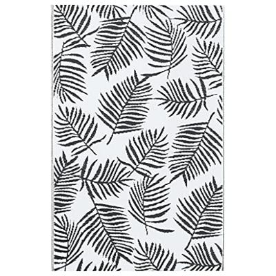 VidaXL Buitenkleed arakil 160x230 cm pp wit en zwart