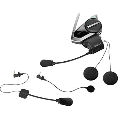Sena 50S-01D 50S Bluetooth communicatiesysteem voor motorfiets, met Mesh 2.0 Intercom, dubbele verpakking,Doppelpack