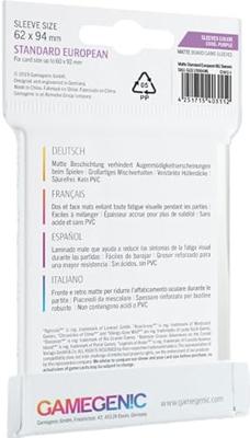 Gamegenic: Matte Board Game Sleeves - Purple