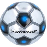 Dunlop voetbal zilver/zwart - thumbnail