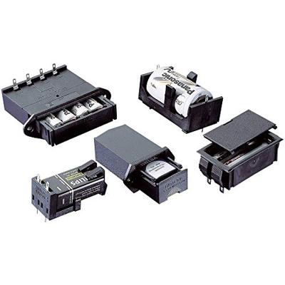 Bopla 46600000 Batterijhouder Aantal cellen: 4 AA (penlite), 9V (blok) Soldeeraansluiting (l x b x h) 65 x 65 x 21.5 mm