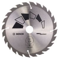 Bosch Accessoires Cirkelzaagblad Basic 150X22X20/16,T24 - 2609256806 - thumbnail
