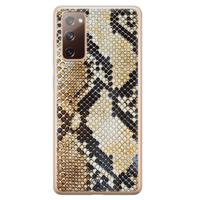 Samsung Galaxy S20 FE siliconen hoesje - Golden snake - thumbnail