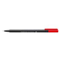 Fineliner staedtler triplus 334 0.3mm rood | 10 stuks - thumbnail