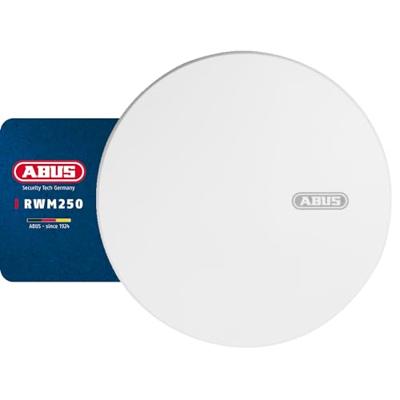 ABUS RWM250 Rook- en hittemelder Incl. batterij (12 jaar), Incl. magneetbevestiging werkt op batterijen (Ø x h) 10.5 cm x 4 cm
