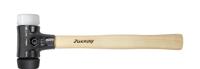 Wiha safety kunststof hamer zwart / wit 832-39 80mm 26582 - thumbnail