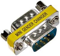 Delock 65009 VGA Adapter [1x D-sub stekker 9-polig - 1x D-sub stekker 9-polig] Zilver - thumbnail