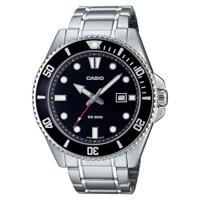 Horloge Heren Casio MDV-107D-1A1VEF Zwart Zilverkleurig (Ø 46 mm) - thumbnail
