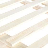 Bedframe met hoofdbord massief grenenhout 160x200 cm - thumbnail