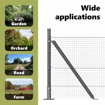 VidaXL Afrasteringspaal grijs 25 x 0,5 m (19 x 19 mm mesh) staal