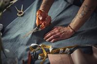 Fiskars 1005151 Stofschaar Rechtshandig 250 mm Oranje - thumbnail