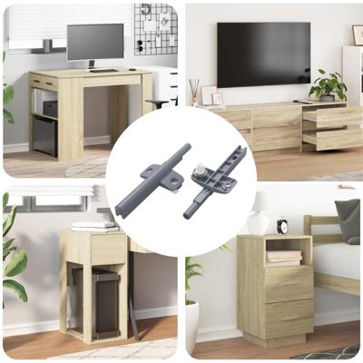 VidaXL Zachte sluitdempers 2 pcs grijs 125 x 47 x 15 mm pp VidaXL Zachte sluitdempers 2 pcs grijs 125 x 47 x 15 mm pp