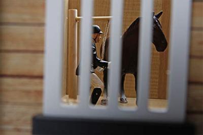 Kids Globe globe paardenhoekstal met 3 boxen en berging 1:24 - thumbnail
