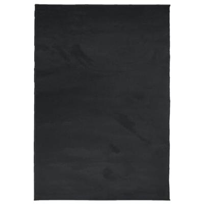 Vloerkleed OVIEDO laagpolig 140x200 cm zwart