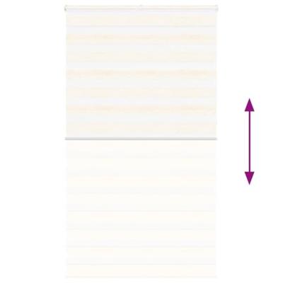 VidaXL Zebra blind 130x230cm stofbreedte 125,9cm polyester marmerbeige VidaXL Zebra blind 130x230cm stofbreedte 125,9cm polyester marmerbeige