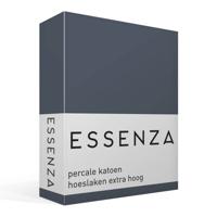 Essenza Premium Percale Hoeslaken Stone blue - thumbnail