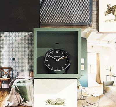 NeXtime NE-5194ZW Wekker 9 X 9 X 7.5 Cm, Metaal, Zwart, 'Company Alarm' NeXtime NE-5194ZW Wekker 9 X 9 X 7.5 Cm, Metaal, Zwart, 'Company Alarm'