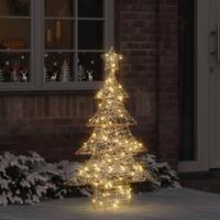 VidaXL Kerstboom met 120 led warmwit 120,5 cm pet - thumbnail