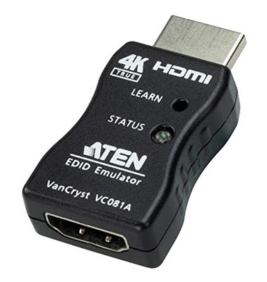 ATEN VC081A HDMI EDID-emulator [1x HDMI-stekker - 1x HDMI-bus] Zwart 4K UHD 0 mm