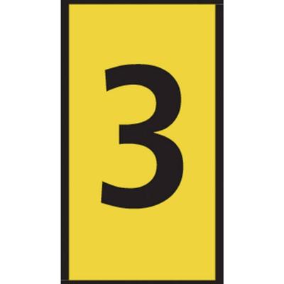 HellermannTyton WIC0-3-PA66-YE Markeerclip Opdruk 3 561-00634 HellermannTyton WIC0-3-PA66-YE Markeerclip Opdruk 3 561-00634