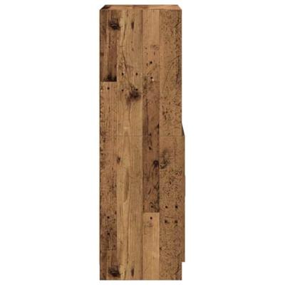 Keukenkast 57x41,5x131,5 cm bewerkt hout oud houtkleurig