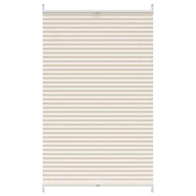 VidaXL Plissé rolgordijn 80x150cm creme