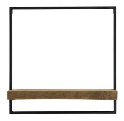 Light & Living Wandplank 'Maddison' 50cm, kleur Donkerbruin