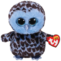 Ty Plush - Beanie Boos - Yago the Blue Owl (Medium) (TY37267) - thumbnail