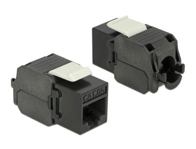 DeLOCK Keystone Module RJ45 jack > LSA Cat.6A UTP