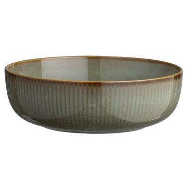 Saladeschaal Camille - groen - stoneware - Ø22,5 cm