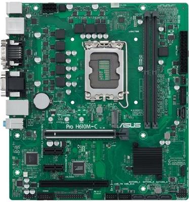 Asustek Computer Pro H610M-C-CSM Moederbord Socket Intel LGA 1700 Vormfactor Micro-ATX Moederbord chipset Intel® H610