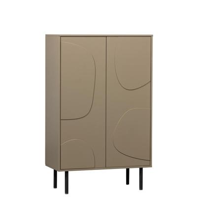 WOOOD Opbergkast 'Cadiz' Grenen, kleur Mud