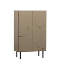 WOOOD Opbergkast 'Cadiz' Grenen, kleur Mud - thumbnail