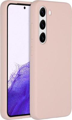 Accezz Liquid Silicone Backcover Samsung Galaxy S23 Telefoonhoesje Roze