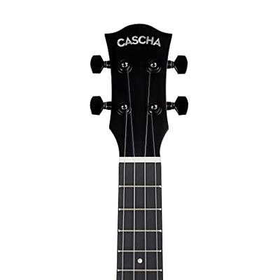 Cascha HH 2349 solid top acacia tenor ukelele set - thumbnail