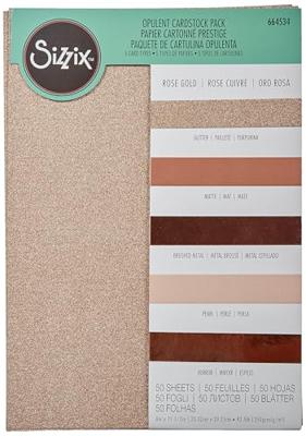 Sizzix • karton pak 20x29cm rose gold 50pcs