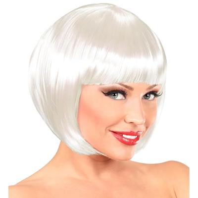 Boblijn pruik wit