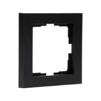 Enkel frame zwart voor wandcontactdoos - 55 x 55 mm - thumbnail