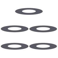 VidaXL Geschikt voor platte boomringen 5 pcs antraciet ø30 / 60 cm staal - thumbnail