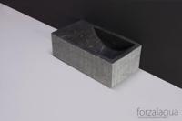 Forzalaqua Venetia XS Fontein 0 KRG L 29x16x10 cm Hardsteen Gefrijnd - thumbnail