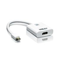 ATEN Mini DisplayPort Kabel Mini-DisplayPort Male - HDMI-Uitgang 0.15 m Wit - thumbnail
